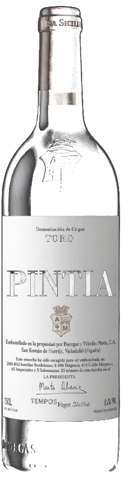 Pintia 2019 Media Botella 0,375 L · Denominación de Origen Toro · Vega Sicilia